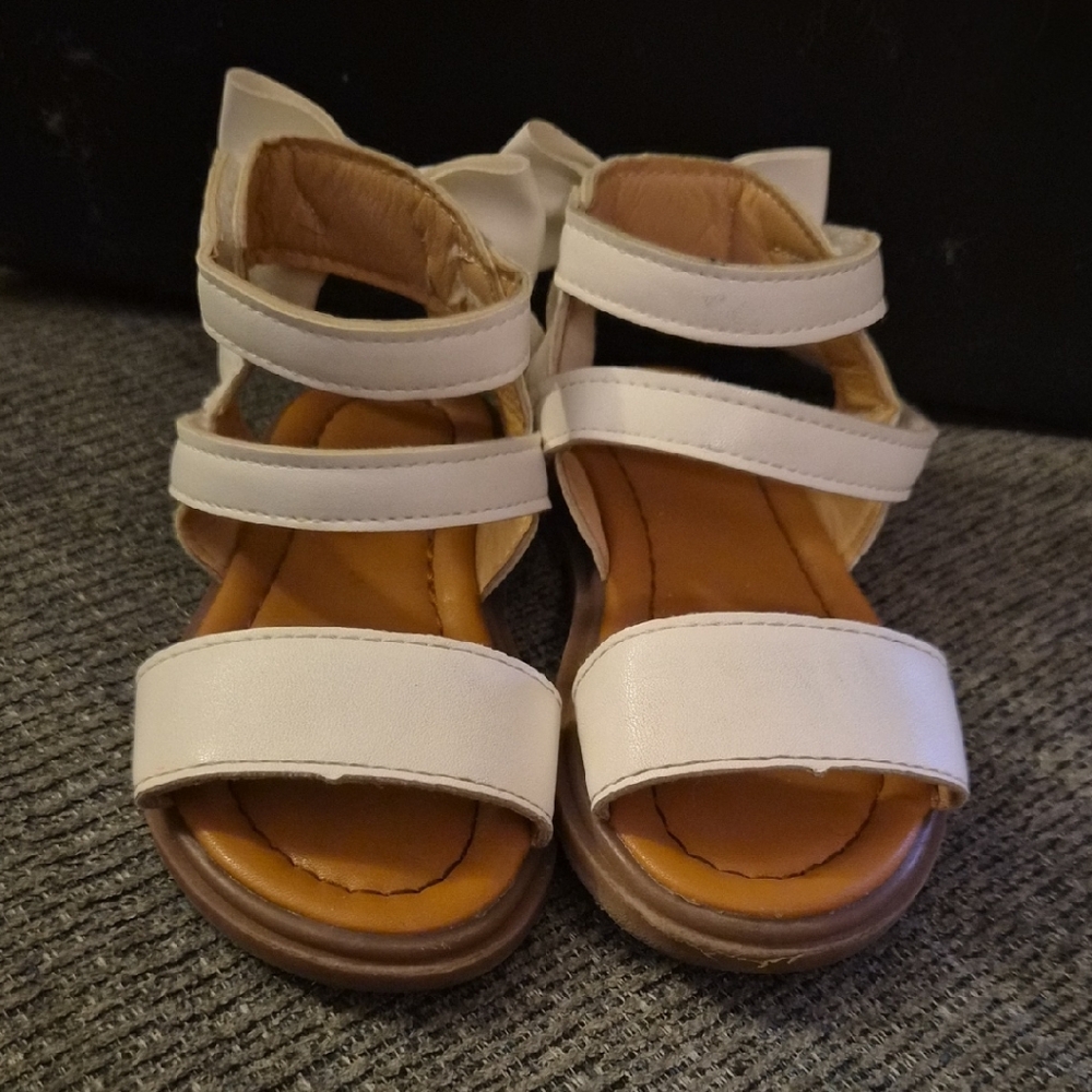 Kids White Sandals